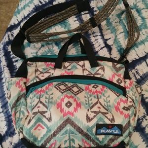 Kavu bag with adjustable rope strap